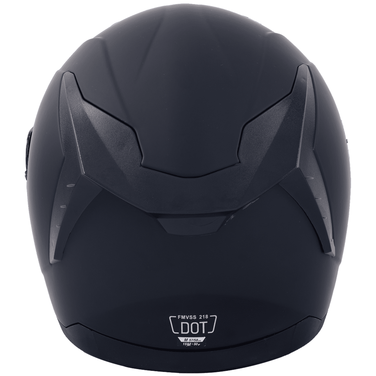 shamofeng Full-Face Adult Motorcycle Helmet, Motocross ATV Offroad Dirt Bike Helmet DOT Approved Matte Black, XL Size