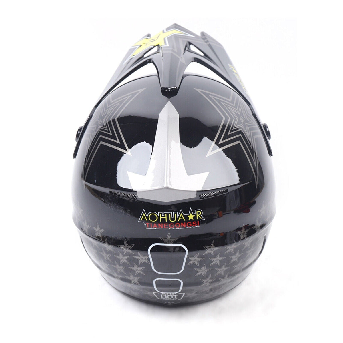 M Size Motocross Helmet With Goggle & Gloves For Motorcycle Dirt Bike Off-road