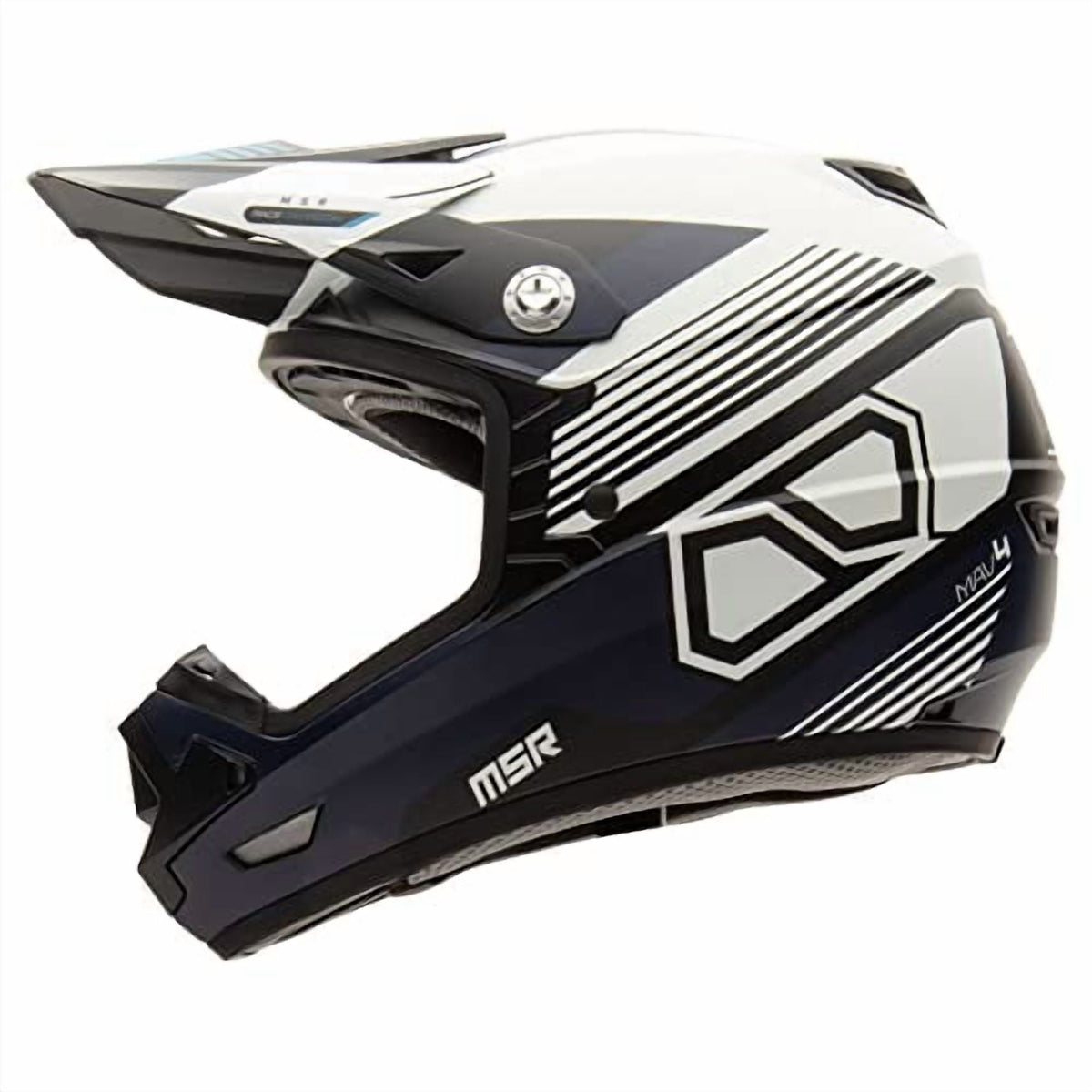 MSR Mav4 Sensor Helmet w/MIPS (X-Large, Navy) Dirt Bike Motorcyle Off Road