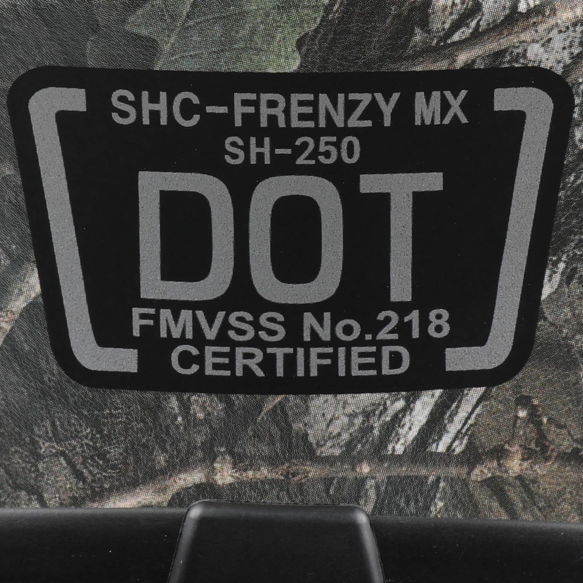 Youth Frenzy Mossy Oak Camo Mx off-road Motocross, ATV, Dirt Bike Helmet, Dot Approved - Medium