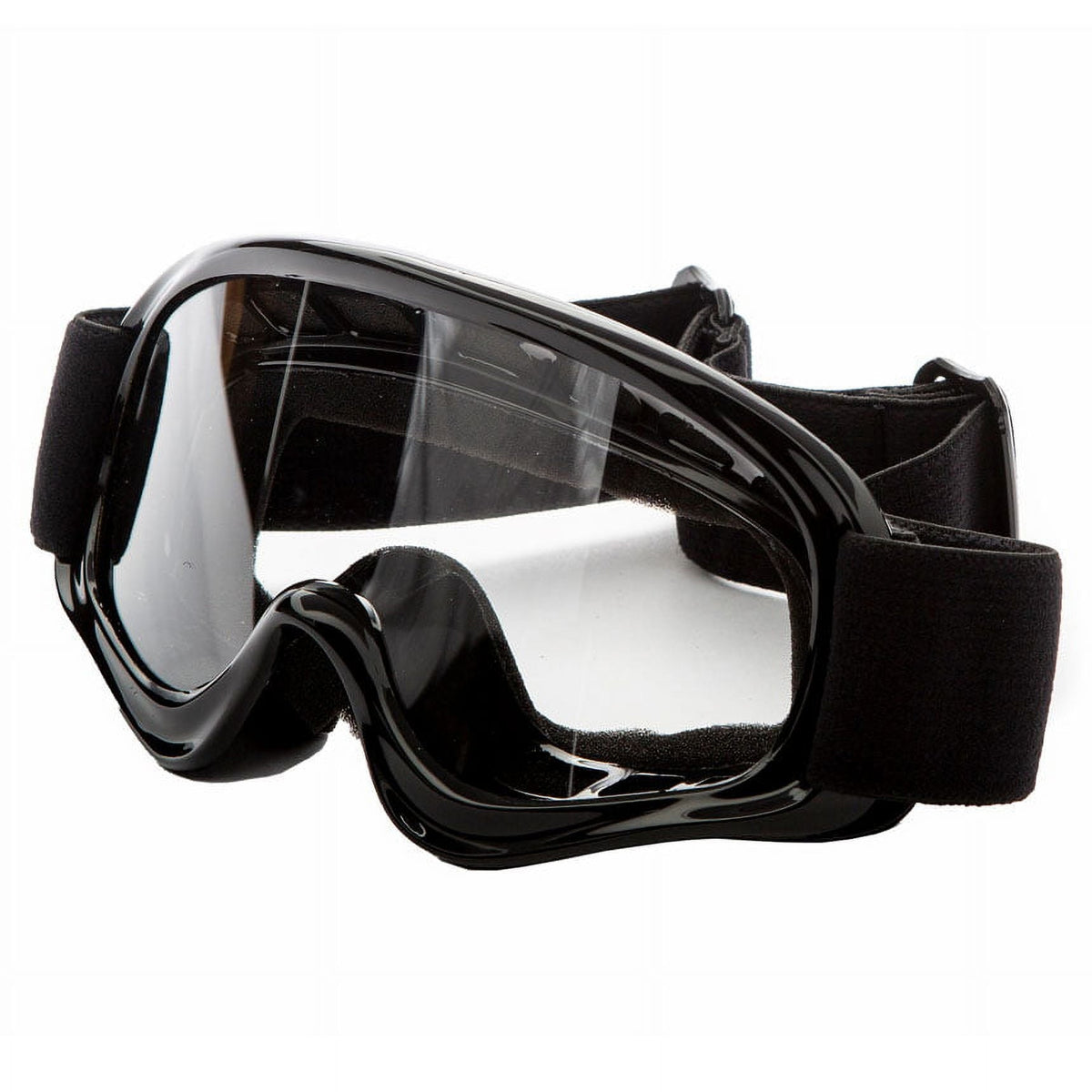 MMG Adult Motorcycle Off Road Helmet Combo, Includes Riding Gloves and Goggles. Size: M - Color: Matte Black