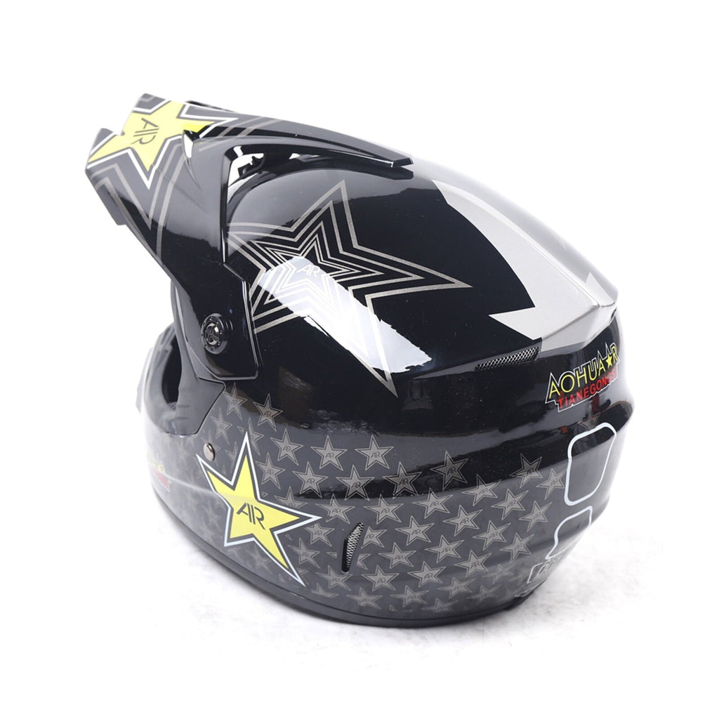 Adult ATV Motocross Dirt Bike Motorcycle Off-Road Helmet w/ Goggles Gloves