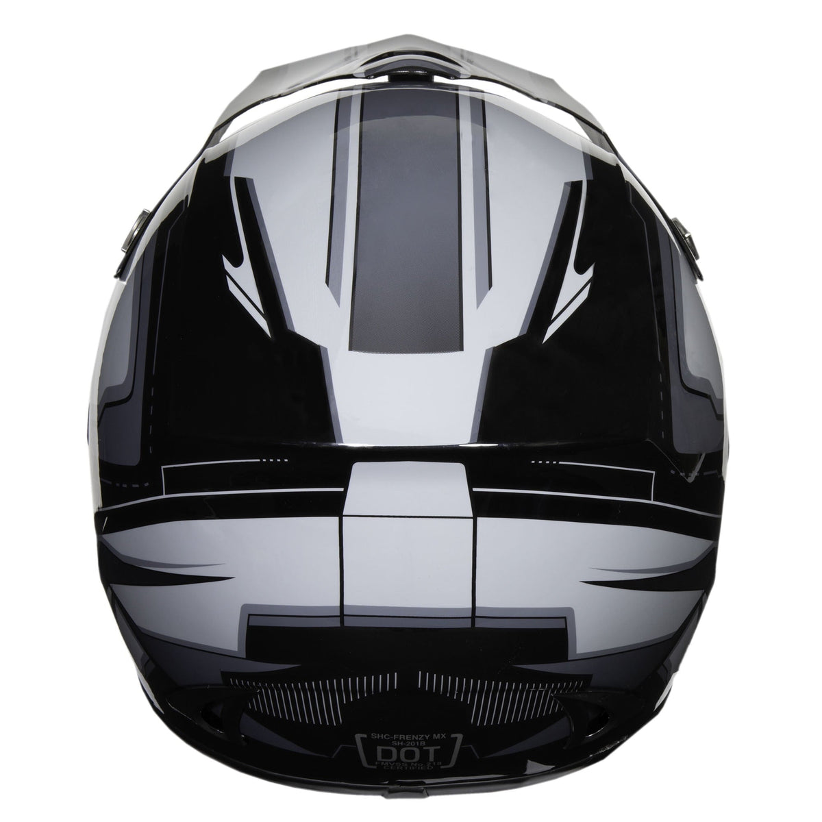 (2 pack) Fuel Helmets Adult Frenzy Off Road Helmet Blk/gry Xl