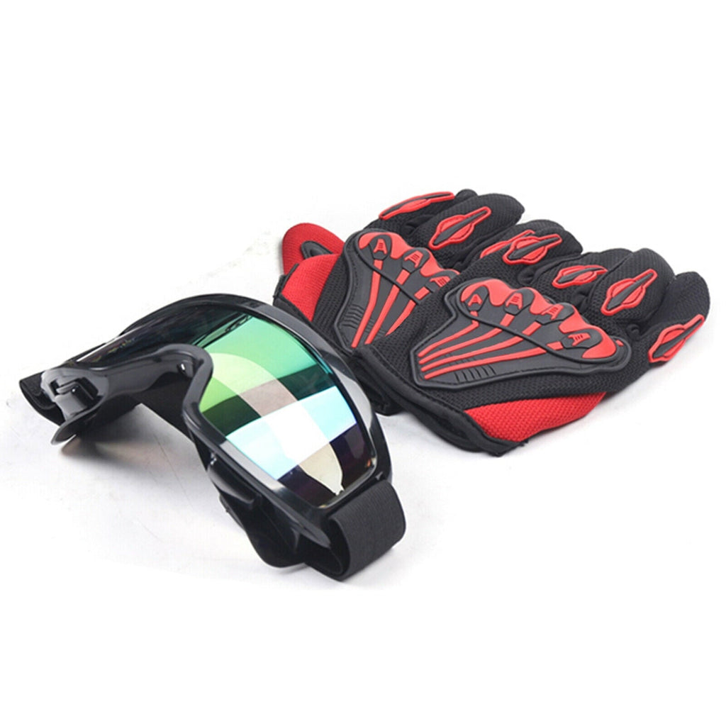 Motocross Helmet Dirt Bike ATV Motorcycle Helmet Road Downhill Motorbike Full Face Helmets Gift MTB Racing Helmet Protector Muti-Color Helmet Set Goggles Off-Road Racing Bike Motocross Protector