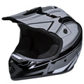 Youth Frenzy MX ATV off-road Helmet DOT Approved Black/Grey, Youth Large
