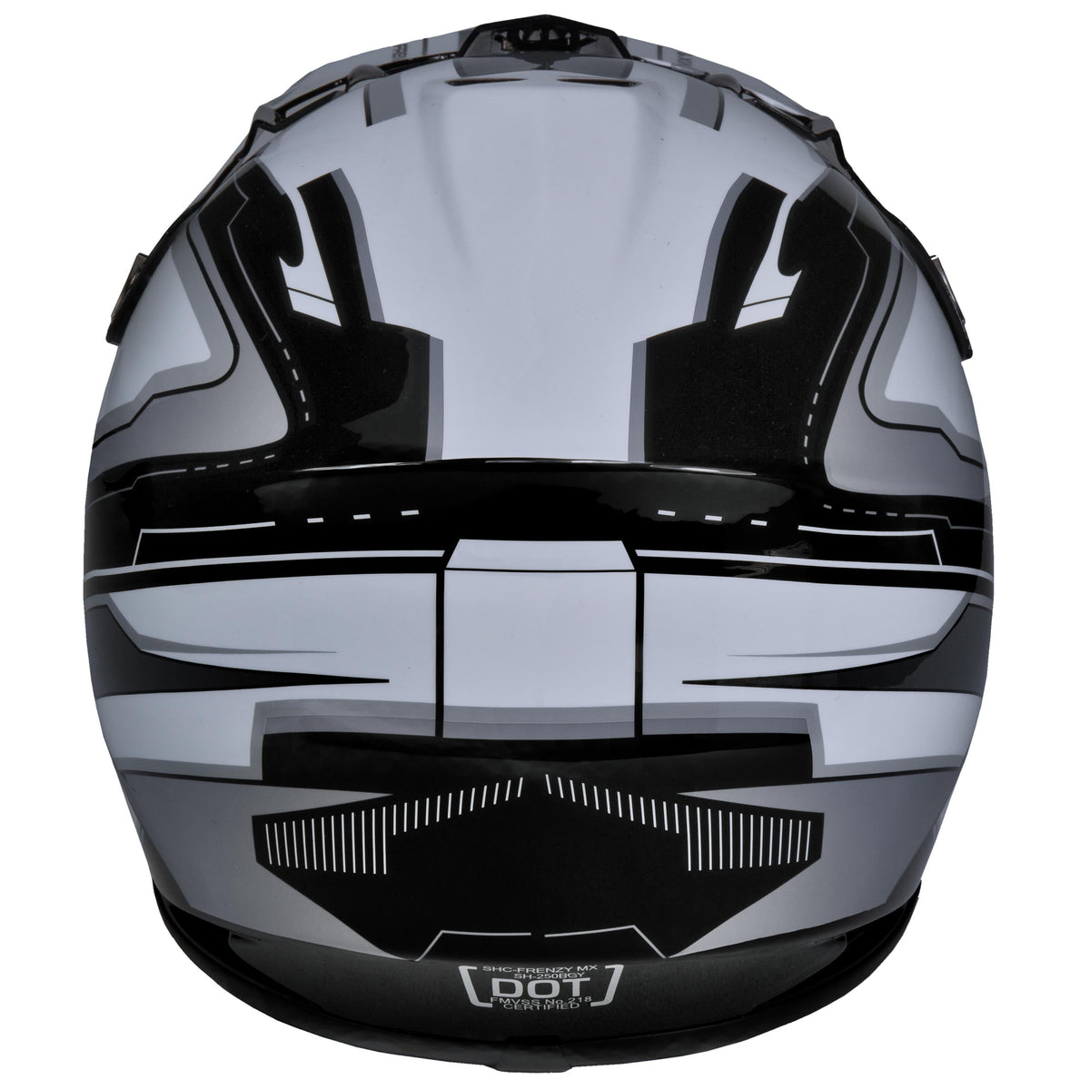 Youth Frenzy MX Off-Road Helmet, Black/Grey, Youth Medium