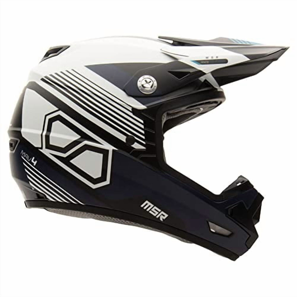 MSR Mav4 Sensor Helmet w/MIPS (X-Large, Navy) Dirt Bike Motorcyle Off Road