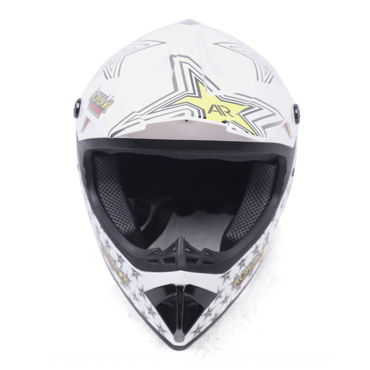 DOT Motorcycle Helmet for Adult, Motorcycle Helmet with Goggles & Gloves for Motocross Off-Road Racing ATV Dirt Bike