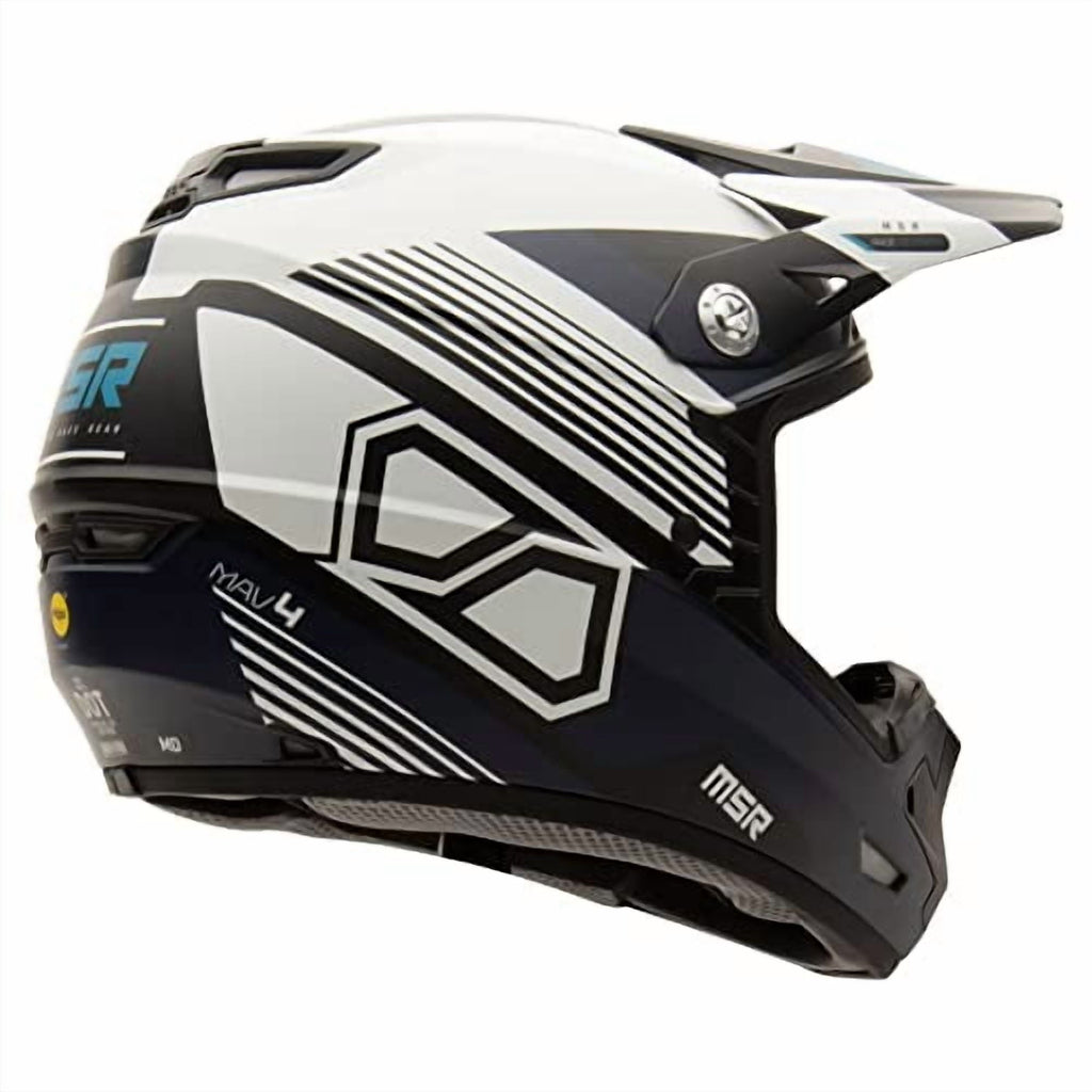 MSR Mav4 Sensor Helmet w/MIPS (Medium, Navy) Motorcycle Off Road Dirt Bike