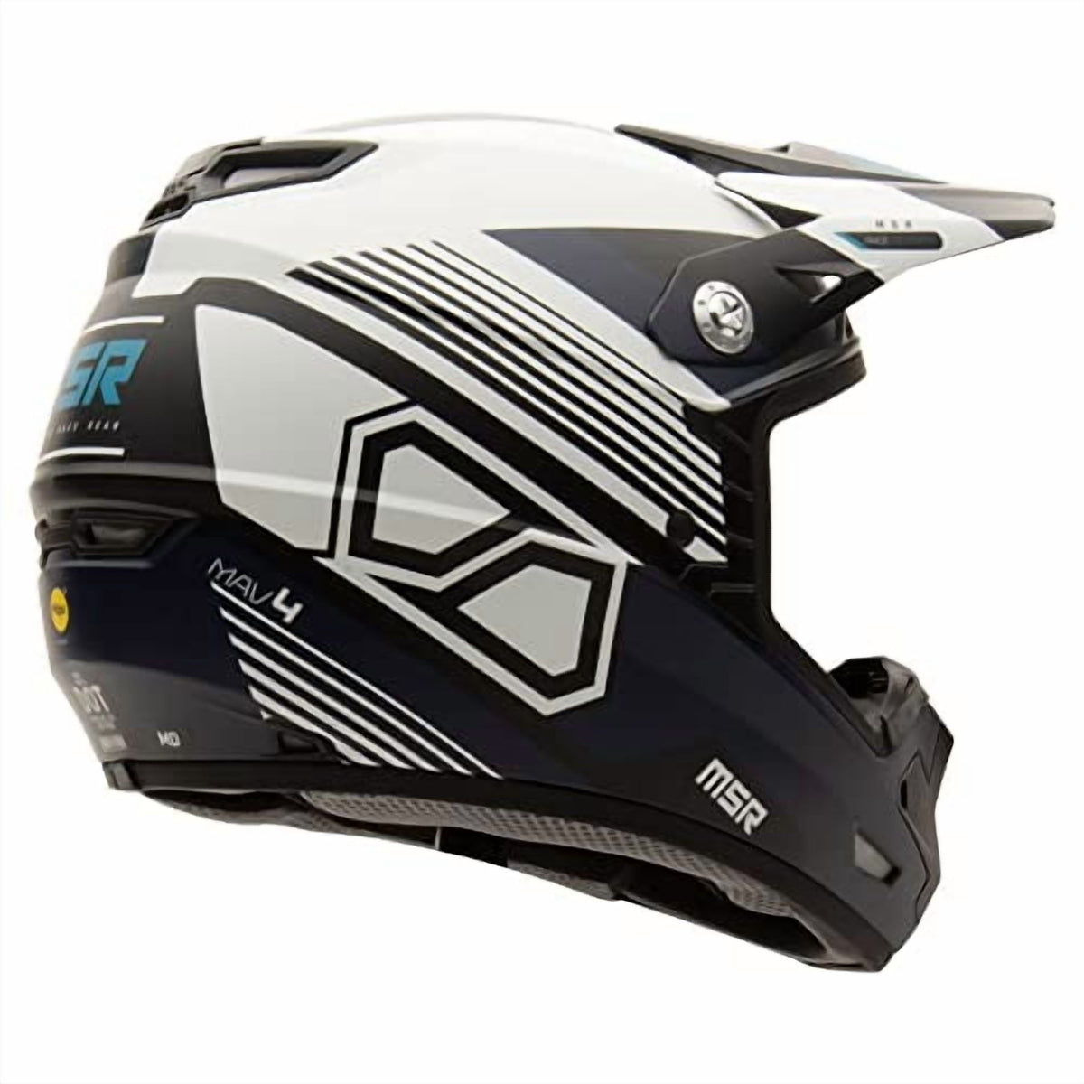 MSR Mav4 Sensor Helmet w/MIPS (Medium, Navy) Motorcycle Off Road Dirt Bike